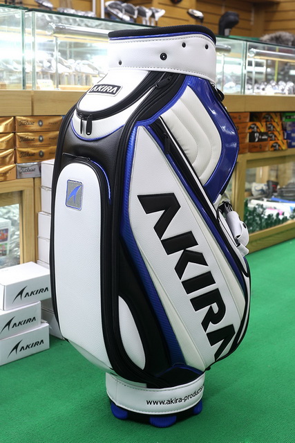 Bag AKIRA 2013 CADDIE BAG WHITE BLUE 