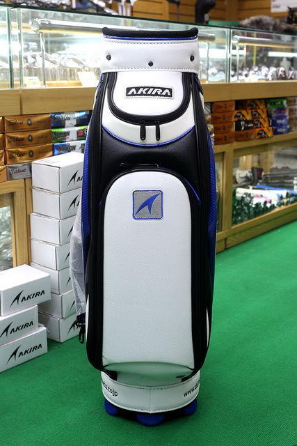 Bag AKIRA 2013 CADDIE BAG WHITE BLUE 