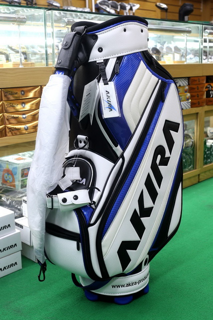 Bag AKIRA 2013 CADDIE BAG WHITE BLUE 