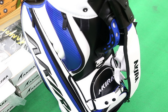 Bag AKIRA 2013 CADDIE BAG WHITE BLUE 