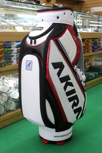 Bag AKIRA 2013 CADDIE BAG WHITE RED 