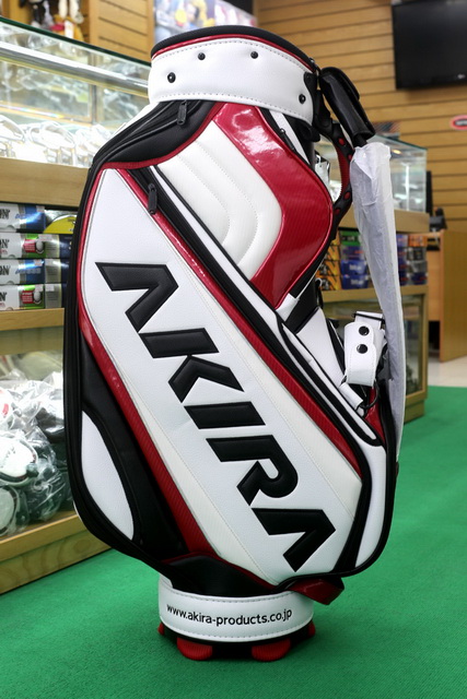 Bag AKIRA 2013 CADDIE BAG WHITE RED 