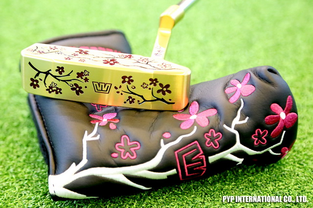 Putter Gauge Design by Whitlam Cherry Blossom Gold Limited Edition 