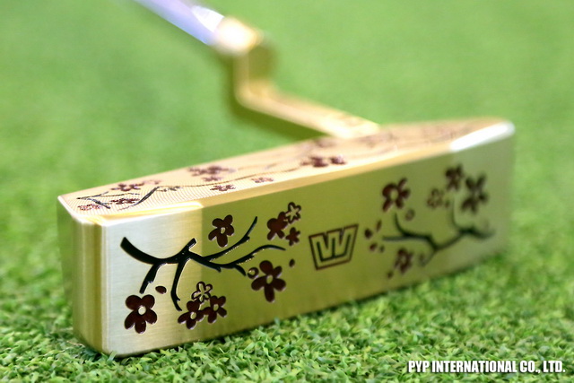 Putter Gauge Design by Whitlam Cherry Blossom Gold Limited Edition 