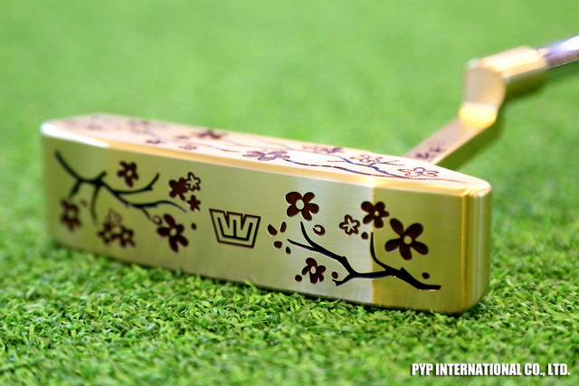 Putter Gauge Design by Whitlam Cherry Blossom Gold Limited Edition 