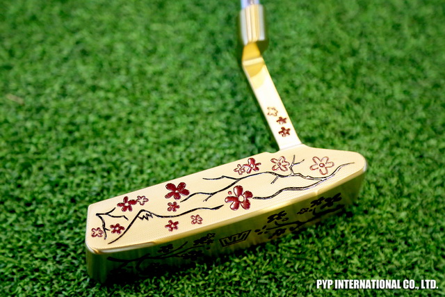 Putter Gauge Design by Whitlam Cherry Blossom Gold Limited Edition 