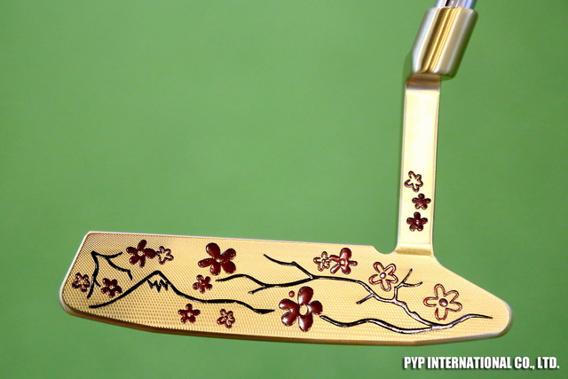 Putter Gauge Design by Whitlam Cherry Blossom Gold Limited Edition 