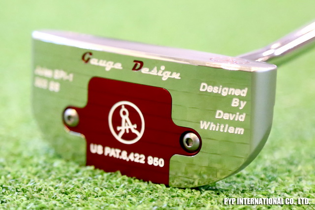 Putter Gauge Design by Whitlam SPI-1 Jules Silver-Red 